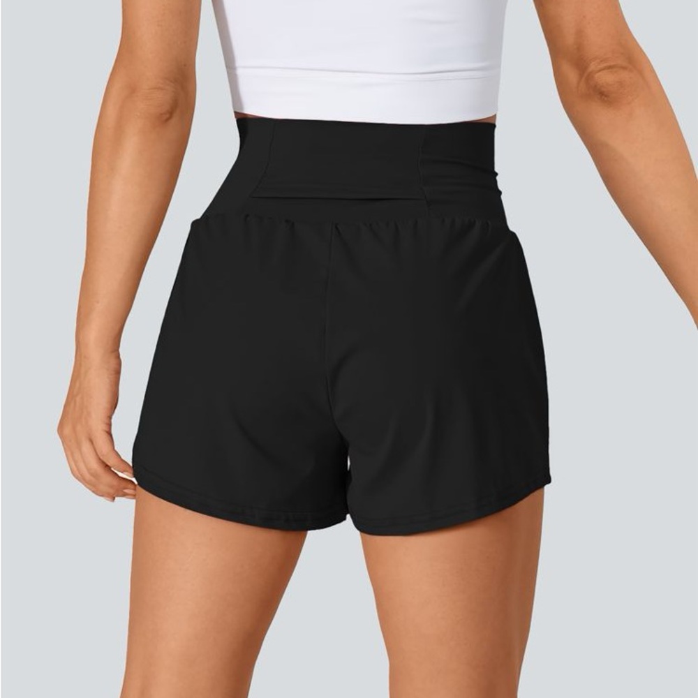 HALARA Softzero Airy Black Athletic Shorts for Women - Picture 3 of 10